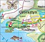 miniaturka fragmentu mapy z okolic Czorsztyna