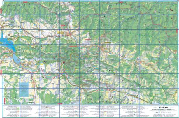 schema of dividing the map onto the parts