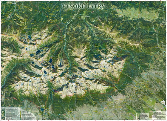 Ortofotomapa Tatry Wysokie