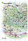 mapa przeglądowa - Atlas Tatr - 316 kB